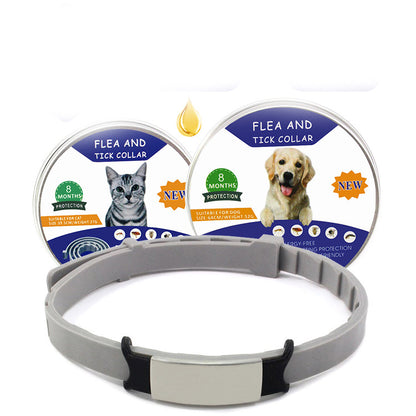 Simple Silicone Pet Collar for Flea Repellent